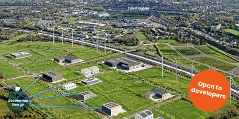 Geothermia, the park with zero CO2 emission of the Heart of Hainaut